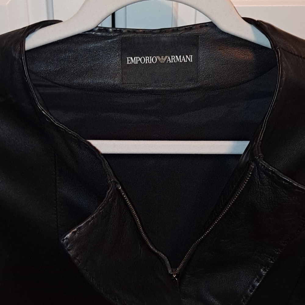 Emporio Armani leather jacket - Picture 2 of 5